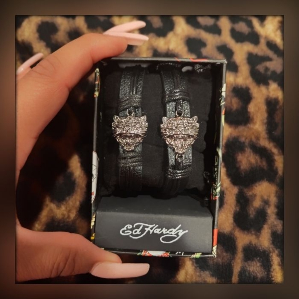 🐯 The Ed Hardy Tiger Men's Anchor Bracelets 🐯